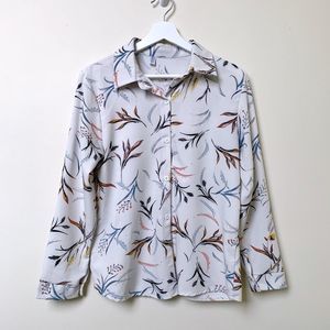 3/$50 Floral Button Down